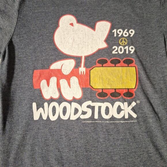 Woodstock 50 Year Anniversary Shirt Official 2019 Woodstock Ventures Shirt Small - Picture 2 of 7